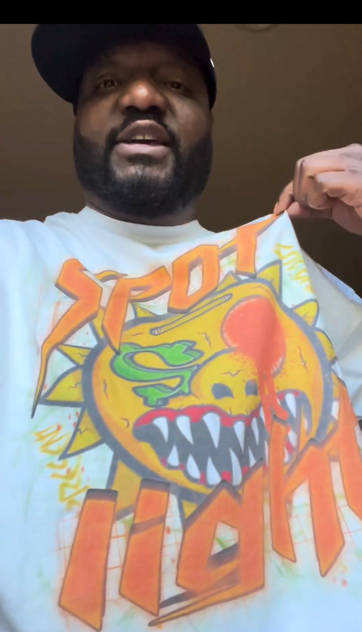 Aries spear in evil sun tee