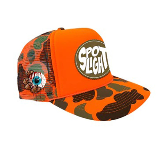 Orange camo Trucker Hat